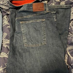 LL Bean flannel lined jeans